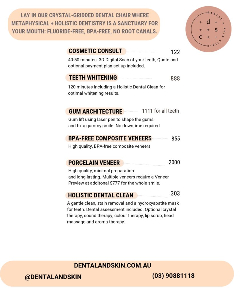 2025 Pricelist MBS_page-0001 | Dental + Skin Clinic