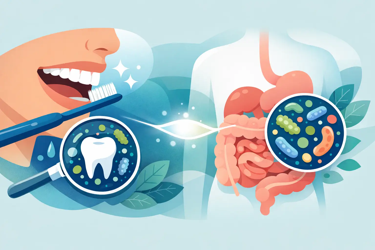 Oral Health and Gut Health Are Connected